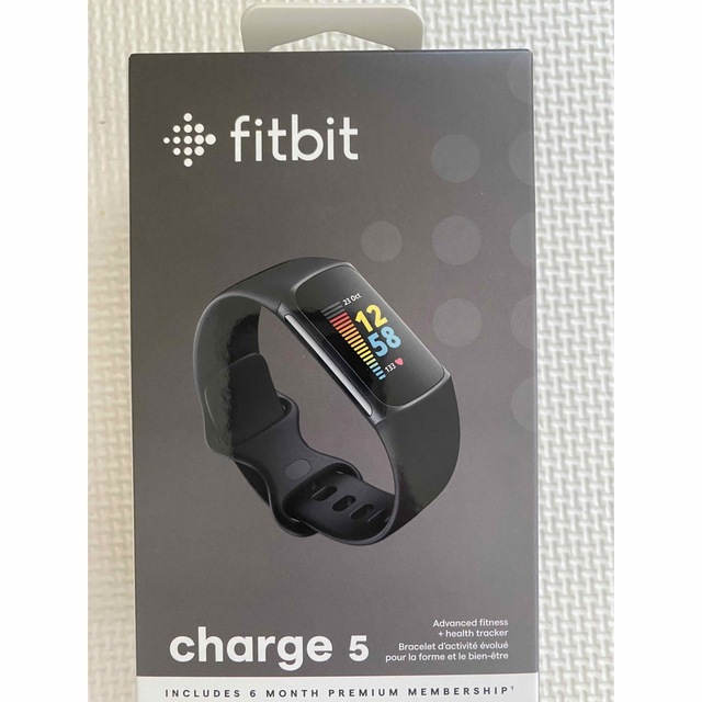 Fitbit CHARGE5 BLACK 未開封新品