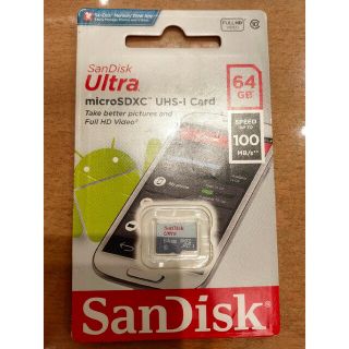 SanDisk製 メモリーカードマイクロSDカード 64GB(その他)