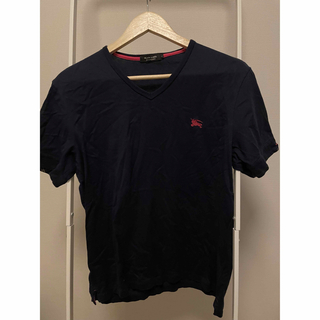 バーバリーブラックレーベル(BURBERRY BLACK LABEL)のバーバリー　ブラックレーベル　Tシャツ　ネイビー　サイズ3(Tシャツ/カットソー(半袖/袖なし))