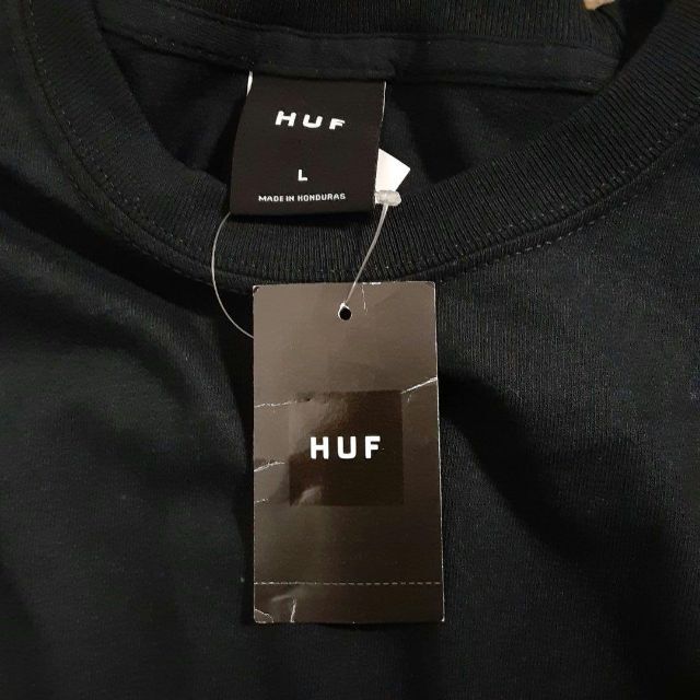 HUF(ハフ)の新品!!海外限定!! HUF THRASHER コラボ ブラック Tシャツ 半袖 メンズのトップス(Tシャツ/カットソー(半袖/袖なし))の商品写真