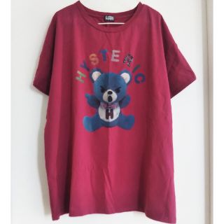 ヒステリックグラマー(HYSTERIC GLAMOUR)の美品 ヒステリックグラマー ビッグ Tシャツ Bear(Tシャツ(半袖/袖なし))