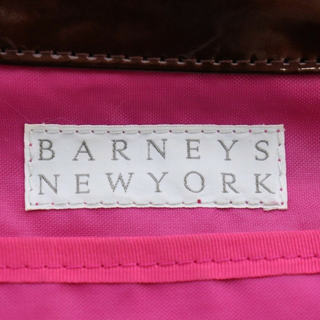 BARNEYS NEW YORK(バーニーズニューヨーク)のバーニーズニューヨーク トートバッグ ハンドバッグ チェック 黒 ブラック レディースのバッグ(ハンドバッグ)の商品写真