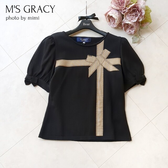 M'S GRACY - M'S GRACY*おリボンニットの通販 by mimi*shop|エムズ