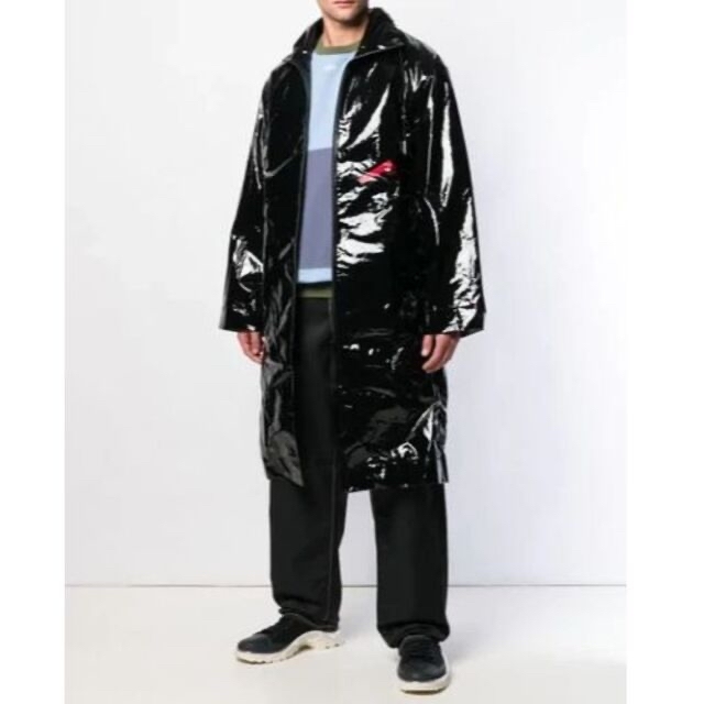 新品A-COLD-WALL*Pvc Raincoatエナメルトレンチレインコート 5