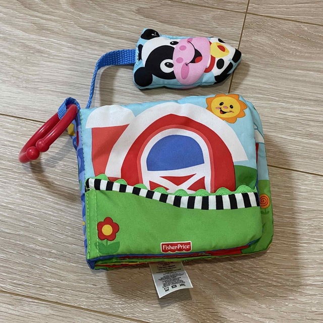 Fisher-Price(フィッシャープライス)のfisherprice  赤ちゃん　ふわふわ　本　ベイビー エンタメ/ホビーのおもちゃ/ぬいぐるみ(キャラクターグッズ)の商品写真