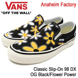 ヴァンズ(VANS)のVANS スリッポン　花柄(スニーカー)