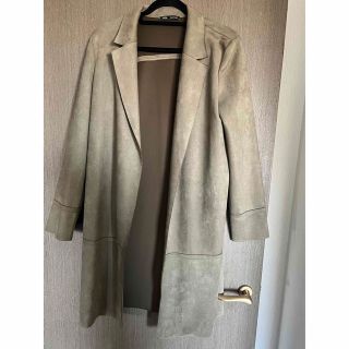 ザラ(ZARA)のZARA ロングコート カーキ　S(ロングコート)