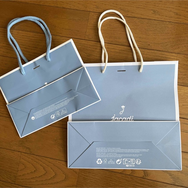 Jacadi(ジャカディ)のジャカディ紙袋ショップ袋2個セット レディースのバッグ(ショップ袋)の商品写真