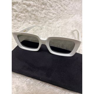 CELINE セリーヌ サングラス スクエア ホワイトフレームCL 41449