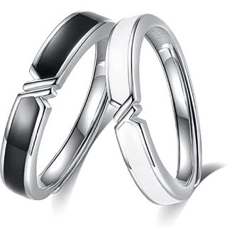 X880 ペアリング 結婚指輪 レディース  メンズ カップル フリーサイズ(リング(指輪))