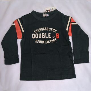 ダブルビー(DOUBLE.B)のKURI様専用　ミキハウス　ダブルB　ロンT　ブラック(Tシャツ/カットソー)