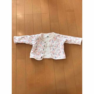 プチバトー(PETIT BATEAU)のプチバトー　60cm カーディガン(カーディガン/ボレロ)