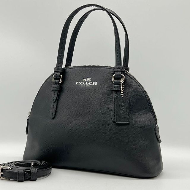 ✨美品✨COACH コーチ 2way ハンドバッグ ドーム型 ハーフムーン