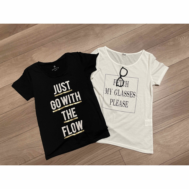 Pinky&Dianne(ピンキーアンドダイアン)のPINKY&DIANNE Tシャツ！２枚セット！ レディースのトップス(Tシャツ(半袖/袖なし))の商品写真