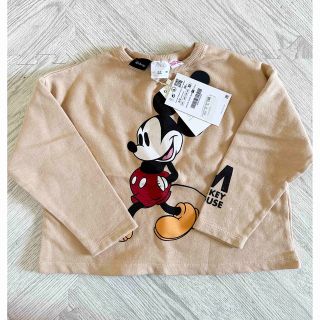 ザラキッズ(ZARA KIDS)のZARA mickey ロングTシャツ(Tシャツ/カットソー)