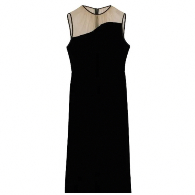 2WAY CURVE VELOURS DRESS 2wayカーブベロアワンピース-