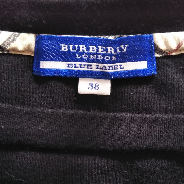 BURBERRY BLUE LABEL(バーバリーブルーレーベル)の#BURBERRYブルーレーベル　#シャツ　#七分丈　#38 レディースのトップス(シャツ/ブラウス(長袖/七分))の商品写真