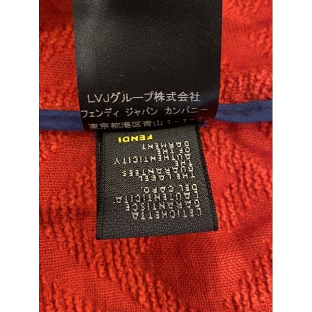 未使用 192545 FENDI フェンディ ジャケット 赤 イタリア 42 品質一番