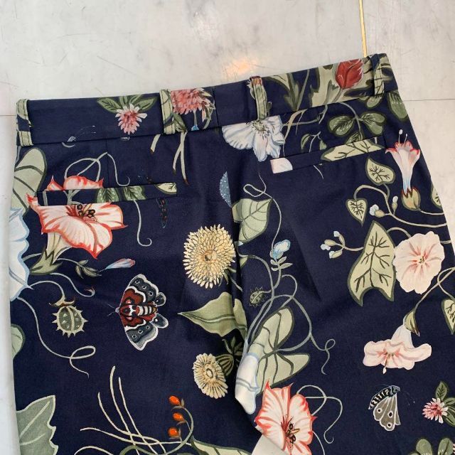 GUCCI グッチ フローラ コットン テーパードパンツ 花柄 メンズ44-