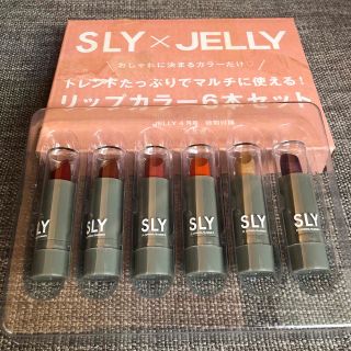 スライ(SLY)のJELLY（ジェリー）4月号 付録 SLY ×JELLY リップカラー 6本(リップグロス)