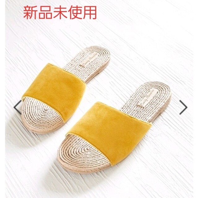 新品　軽いサンダル　イエロー　Lサイズ レディースの靴/シューズ(サンダル)の商品写真
