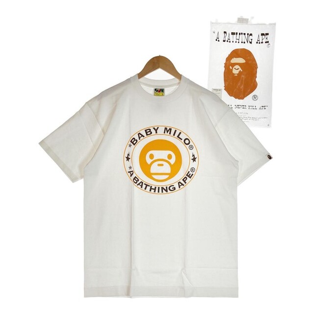 A BATHING APE(アベイシングエイプ)の★アベイシングエイプ Tシャツ ホワイト sizeL メンズのトップス(Tシャツ/カットソー(半袖/袖なし))の商品写真