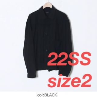 コモリ(COMOLI)のCOMOLI 22SS シルクネップTYPE-1st size2(Gジャン/デニムジャケット)