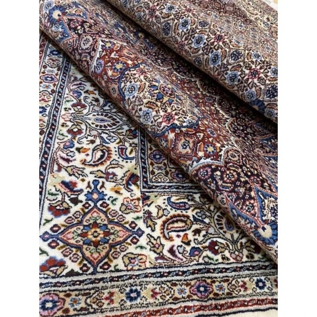 当社の ペルシャ絨毯 手織り ムード産 ウール&シルク 新品 最高峰 306×193cm カーペット - www.pentagram.ae