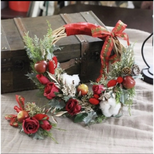 クリスマスリースブーケ・ブーケトニアの通販 by 73's shop|ラクマ クリスマスリースブーケ・ブーケトニアの通販 by 73's shop|ラクマ