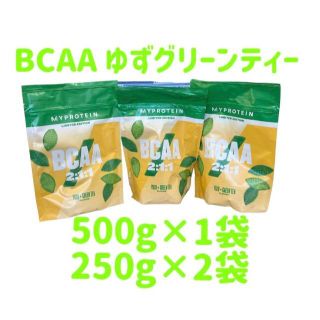 マイプロテイン(MYPROTEIN)の新品 訳あり マイプロテイン BCAA 合計1kg ゆずグリーンティー(トレーニング用品)