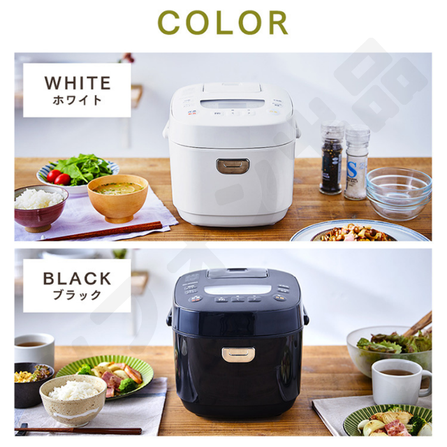 P⑨【保証書付き!スピード配送!】炊飯器 5.5合炊き 新品 未開封 黒 *0