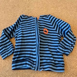 プチバトー(PETIT BATEAU)のプチバトー　パーカー　ボーダー　81cm 18M(カーディガン/ボレロ)