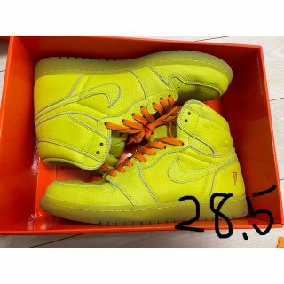 ナイキ(NIKE)のJordan 1 Gatorade イエロー28.5 ジョーダン1(スニーカー)