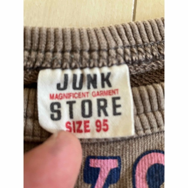 JUNK STORE(ジャンクストアー)のジャンクストア（JUNK STORE•95cm）トレーナー キッズ/ベビー/マタニティのキッズ服男の子用(90cm~)(ジャケット/上着)の商品写真