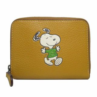 コーチ(COACH)の【新品】ピーナッツ×コーチ 二つ折り財布(小銭入れあり) CE869 QBRQD(財布)