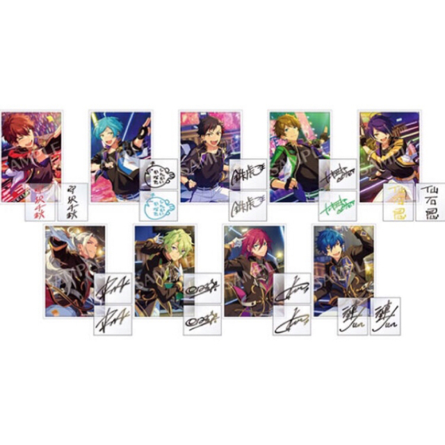 新品☆あんスタ☆流星隊【南雲鉄虎】サインステッカー 新品☆あんスタ☆流星隊【南雲鉄虎】サインステッカー