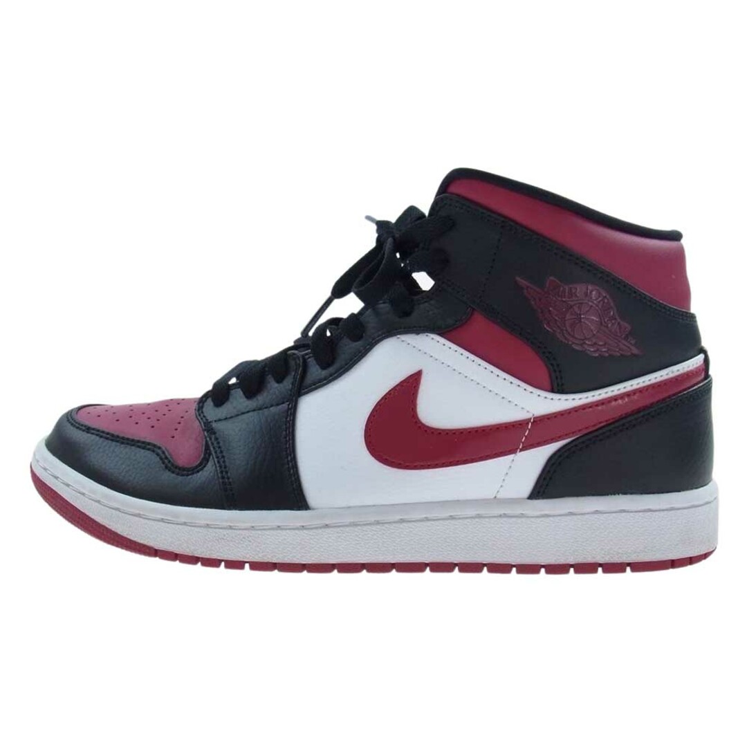 NIKE ナイキ スニーカー 554724-066 AIR JORDAN 1 MID エア ジョーダン 1 ミッド スニーカー ワインレッド系 ブラック系 28.0cm