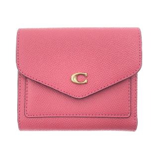 コーチ(COACH)の〇〇COACH コーチ ウィン スモールウォレット レザー 三つ折り財布 C2328 ピンク(財布)