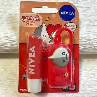 ニベア(ニベア)の海外限定 NIVEA × BT21 ニベア リップ BTS コラボ レッド(リップケア/リップクリーム)