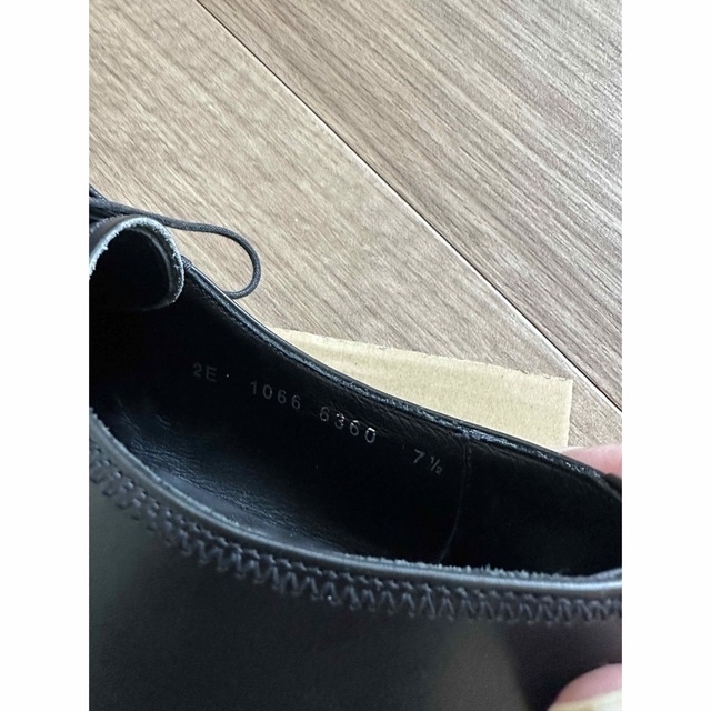 PRADA(プラダ)の最終処分セール！！【美品】PRADA レザーシューズ　ブラック メンズの靴/シューズ(ドレス/ビジネス)の商品写真