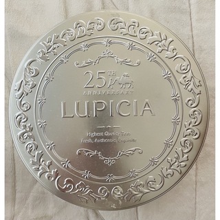ルピシア(LUPICIA)のルピシア  25th Anniversary 紅茶 記念缶 限定缶 丸缶(小物入れ)