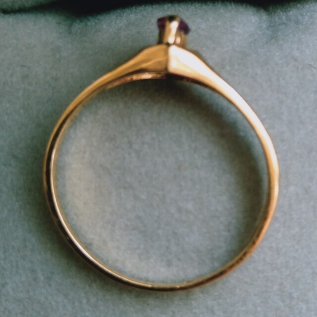 ルビーリング　1.2ｇ　K18 レディースのアクセサリー(リング(指輪))の商品写真