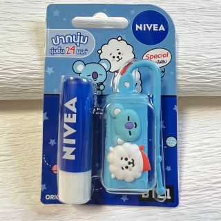 ニベア(ニベア)の海外限定 NIVEA × BT21 ニベア リップ BTS コラボ ブルー(リップケア/リップクリーム)