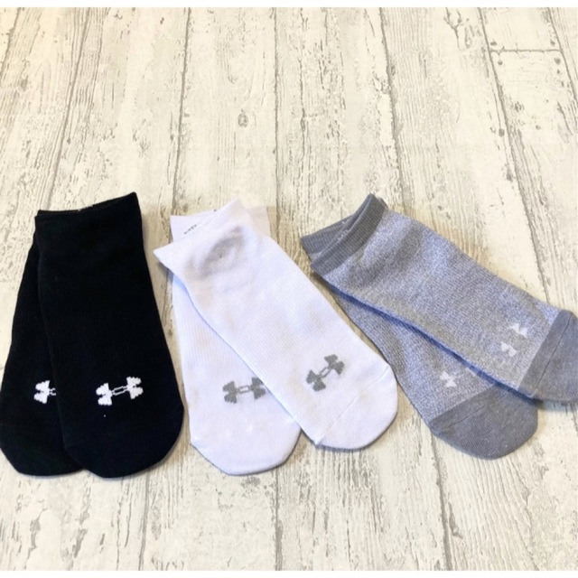 UNDER ARMOUR(アンダーアーマー)のアンダーアーマー レディース ノーショーソックス トレーニング 3足セット レディースのレッグウェア(ソックス)の商品写真