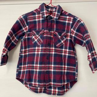 リーバイス(Levi's)のLevi's チェック長袖シャツ　size100(ブラウス)