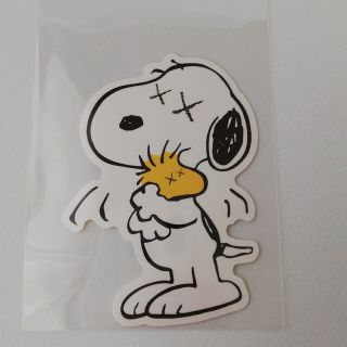 スヌーピー(SNOOPY)のスヌーピー　ウッドストック　ステッカー　シール　ロゴ　SNOOPY　KAWS(シール)