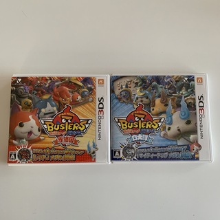 妖怪ウォッチ バスターズ 赤猫団 白犬隊 メダル付き 3DSソフト(携帯用ゲームソフト)