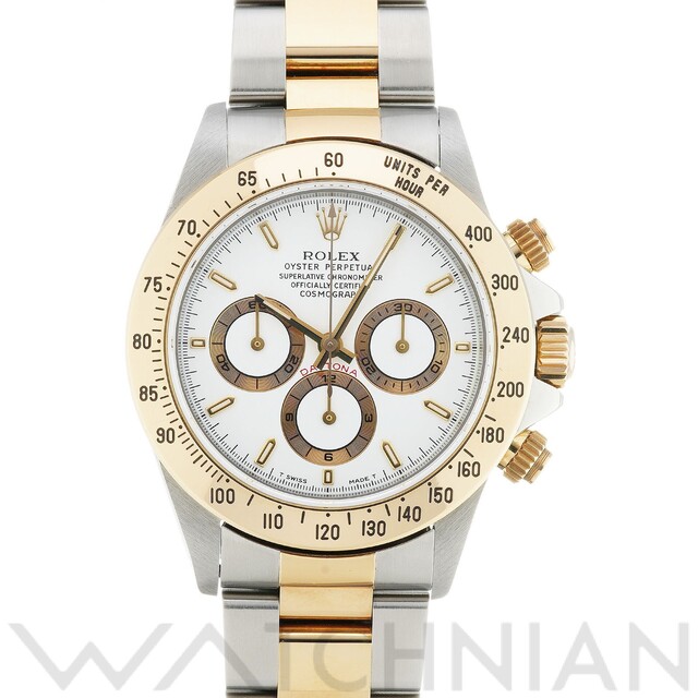 【ギフト】 16523 ROLEX ロレックス 中古 - ROLEX U番(1997年頃製造) 腕時計 メンズ ホワイト 腕時計(アナログ)