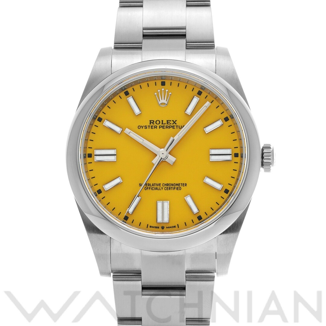ROLEX - 中古 ロレックス ROLEX 124300 ランダムシリアル イエロー メンズ 腕時計