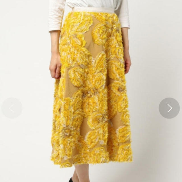 ELENDEEK エレンディーク　フラワージャガードスカート レディースのスカート(ロングスカート)の商品写真